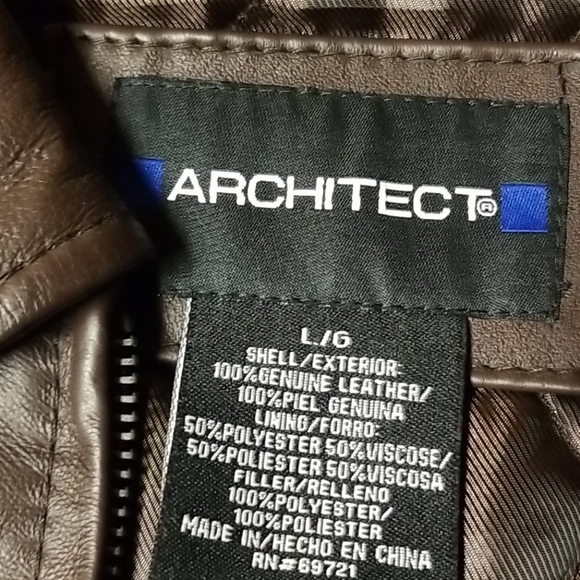 Men's Leather Jacket - Picture 5 of 8